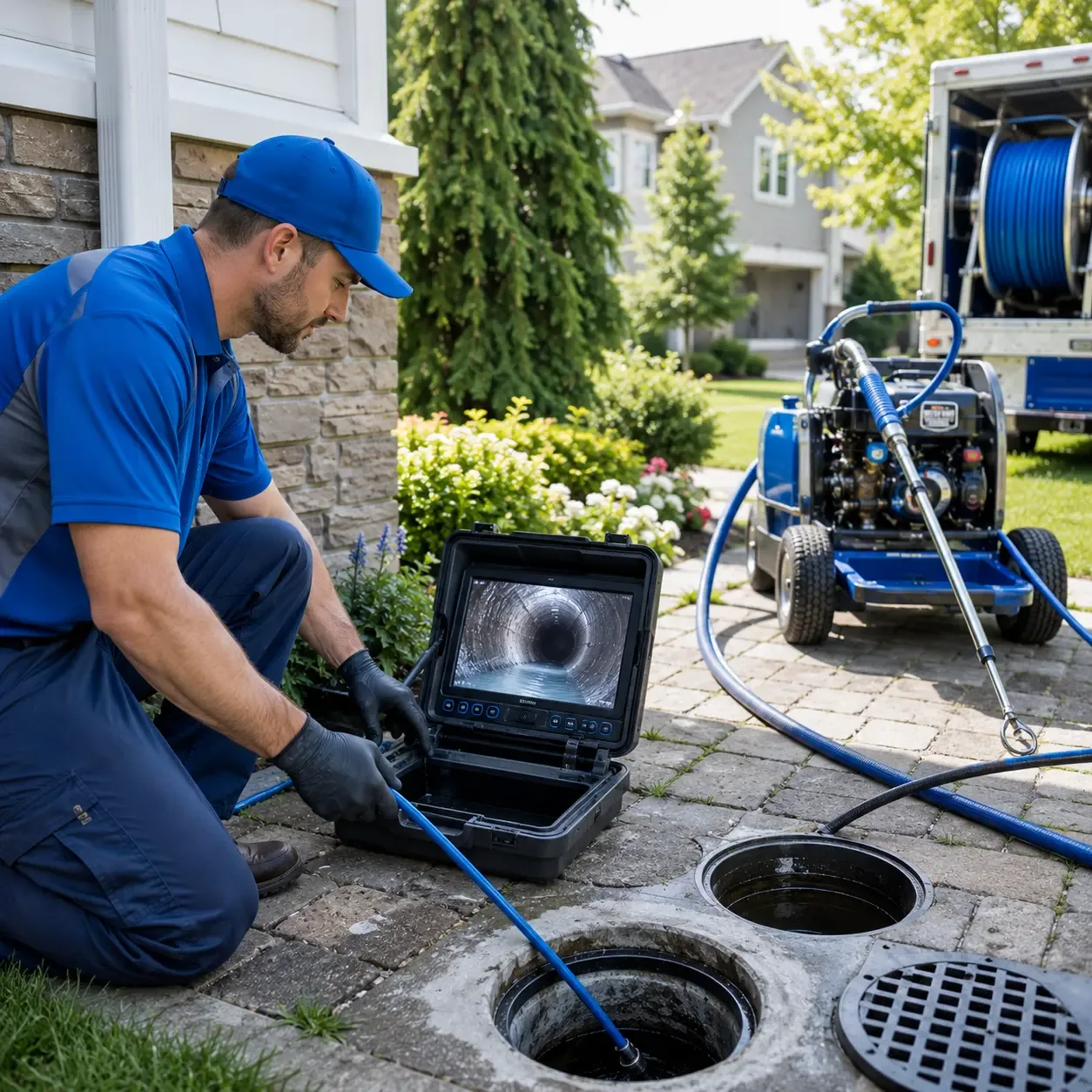 Outdoor drain cleaning professionals serving Amberg, WI