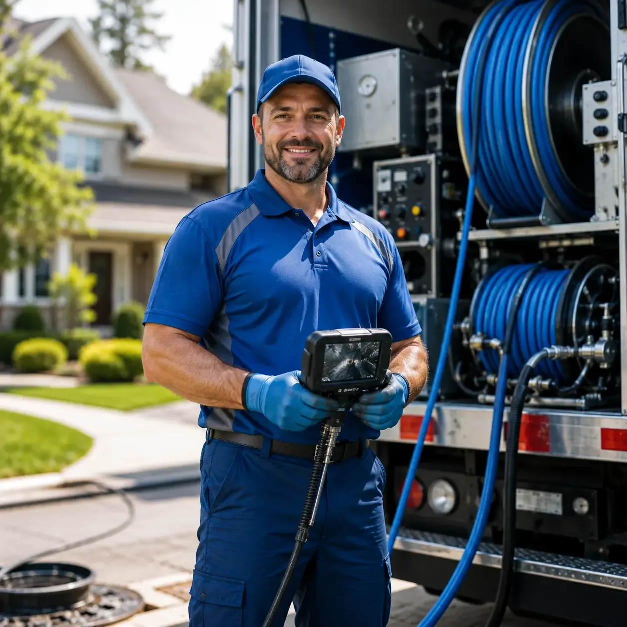 Local outdoor drain cleaning specialists in Amberg, WI